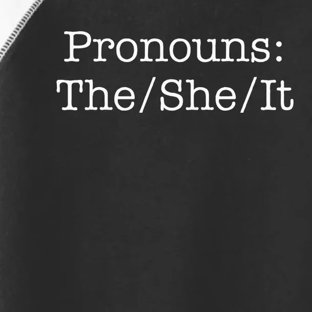 Pronouns The She It Toddler Fine Jersey T-Shirt