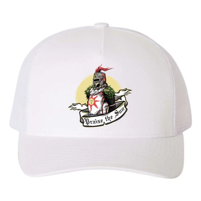 Praise The Sun Yupoong Adult 5-Panel Trucker Hat