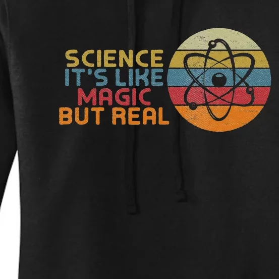 Periodic Table Student Science Its Like Magic But Real Women's Pullover Hoodie