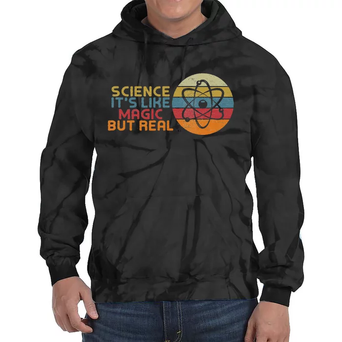 Periodic Table Student Science Its Like Magic But Real Tie Dye Hoodie