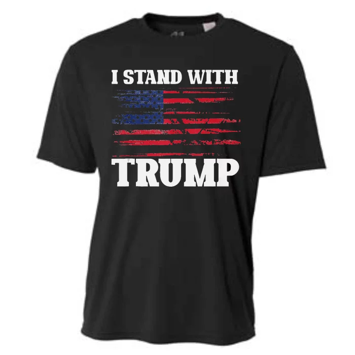 Pro Trump Supporter Trump I Stand With Trump Cooling Performance Crew T-Shirt