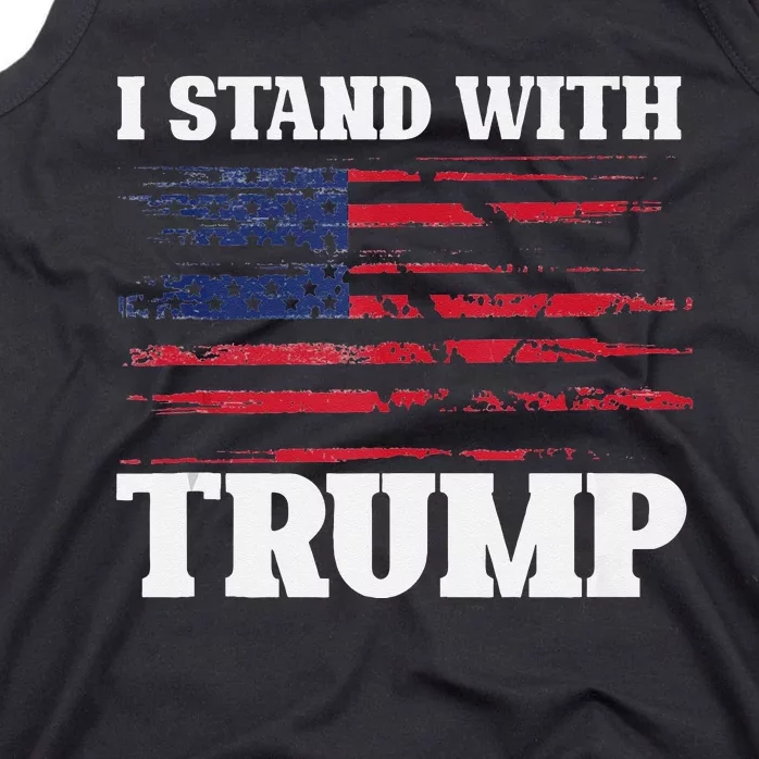 Pro Trump Supporter Trump I Stand With Trump Tank Top