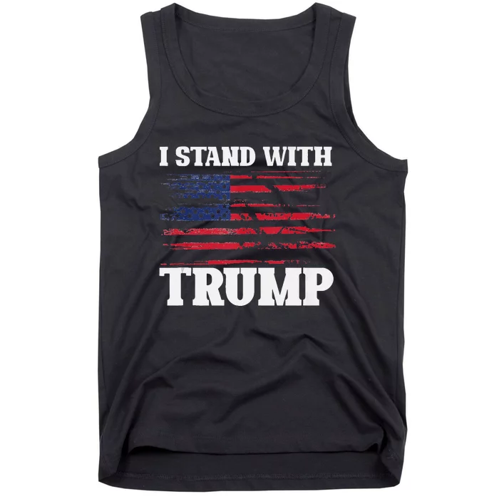 Pro Trump Supporter Trump I Stand With Trump Tank Top