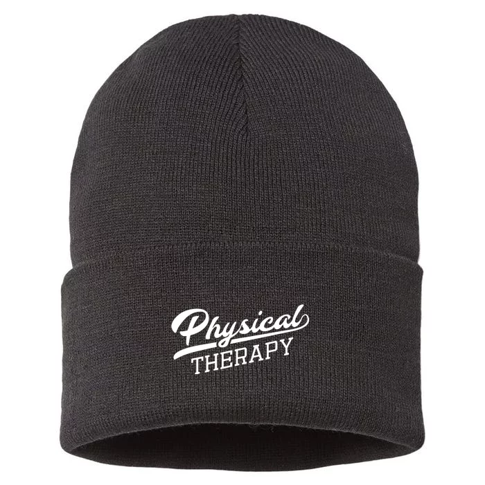 Physical Therapy Shirts Gift For Physical Therapist Sustainable Knit Beanie