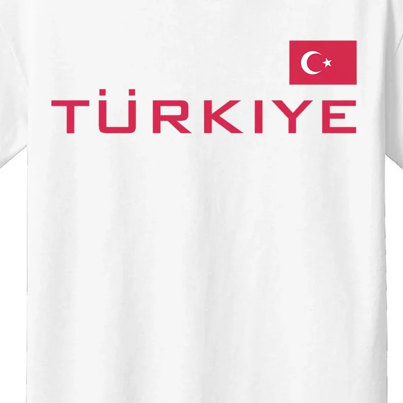 Proud Turkish Shooting Team Sport Turkiye Shooting Kids T-Shirt