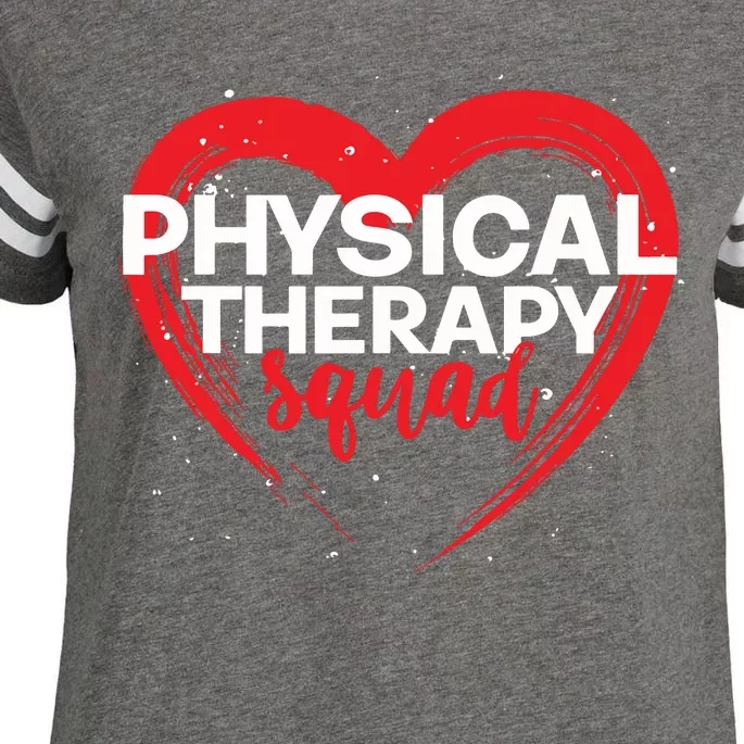 Physical Therapy Squad PTA Therapist Heart Physical Therapy Enza Ladies Jersey Football T-Shirt