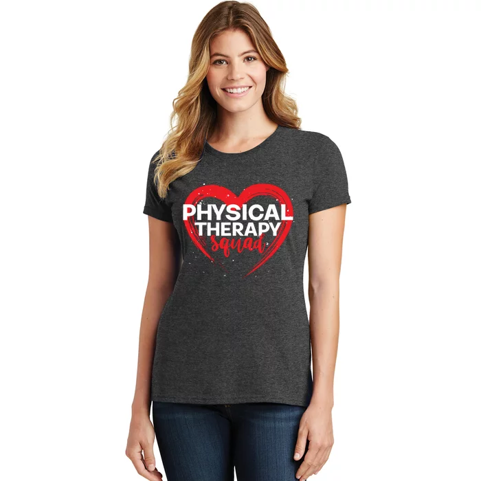 Physical Therapy Squad PTA Therapist Heart Physical Therapy Women's T-Shirt