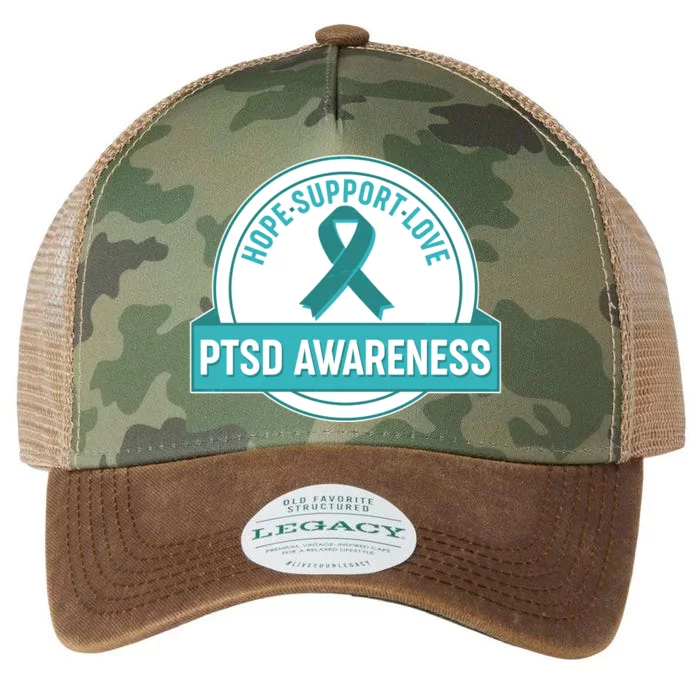 PTSD Awareness Hope Support Love Legacy Tie Dye Trucker Hat