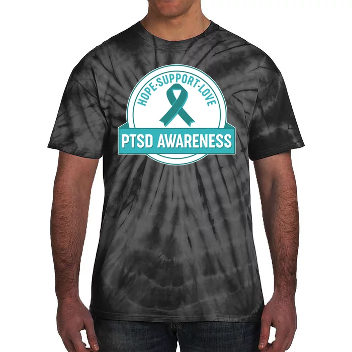 PTSD Awareness Hope Support Love Tie-Dye T-Shirt