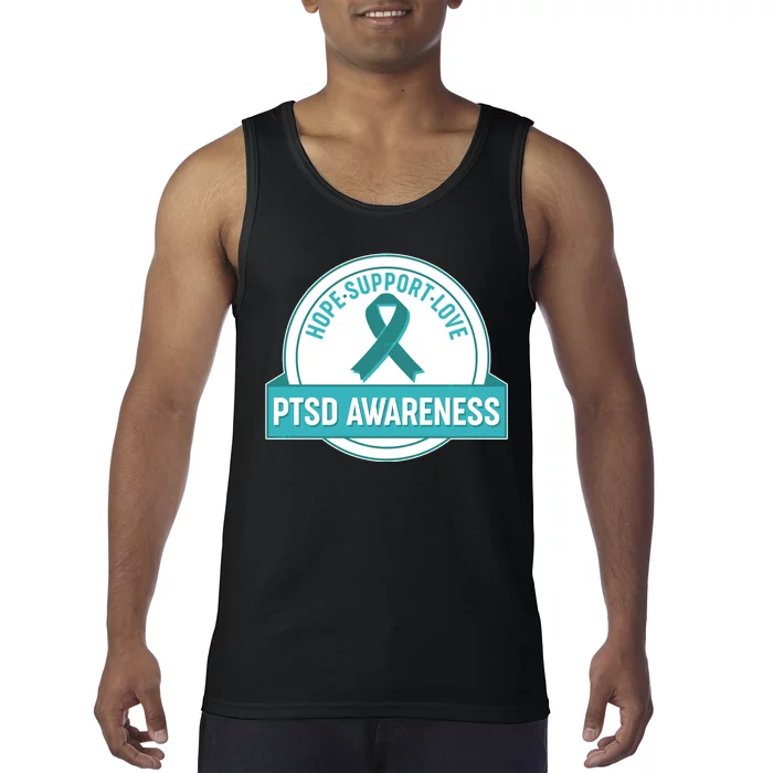 PTSD Awareness Hope Support Love Tank Top