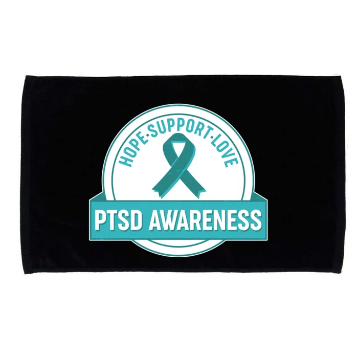 PTSD Awareness Hope Support Love Microfiber Hand Towel