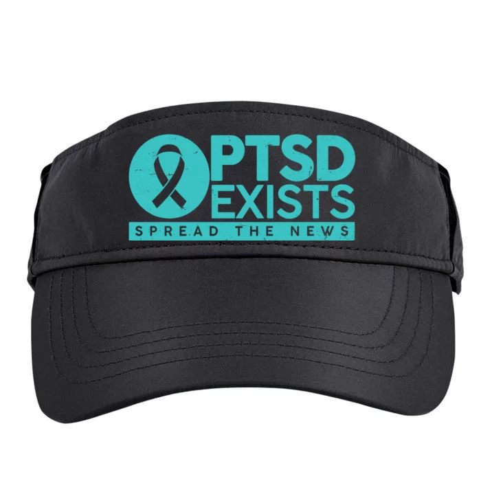 PTSD Exists Spread The News Adult Drive Performance Visor