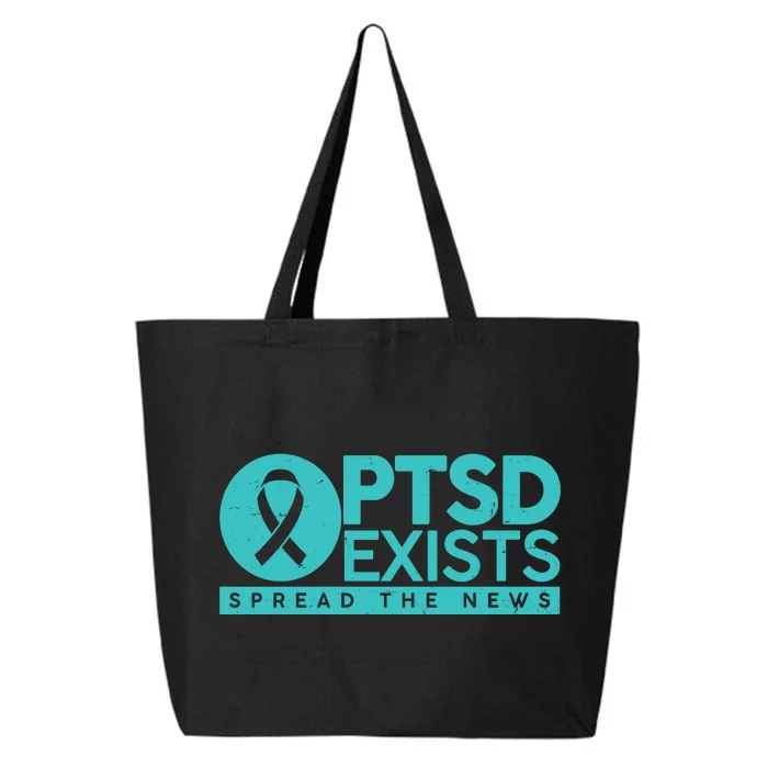 PTSD Exists Spread The News 25L Jumbo Tote