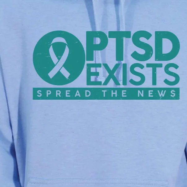 PTSD Exists Spread The News Unisex Surf Hoodie