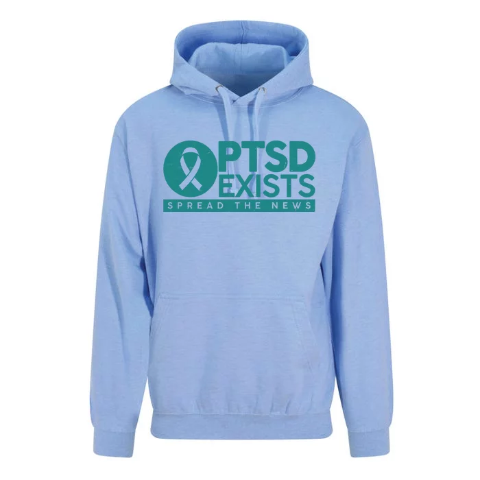 PTSD Exists Spread The News Unisex Surf Hoodie