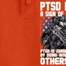 PTSD Is Not A Sign Of Weakness Support Military Troops Dry Zone Grid Performance Polo