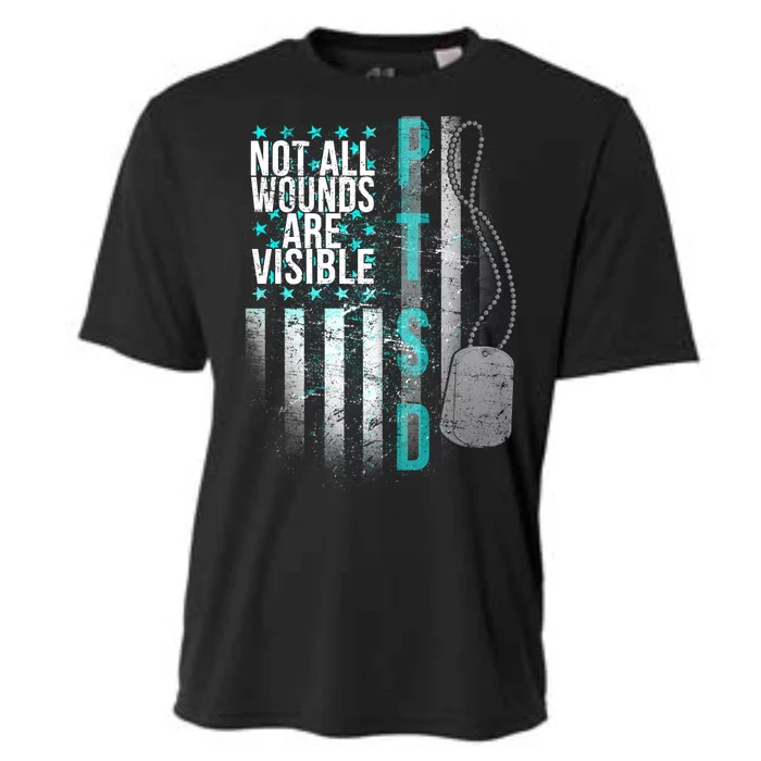 PTSD Veteran Not All Wounds Are Visible Cooling Performance Crew T-Shirt