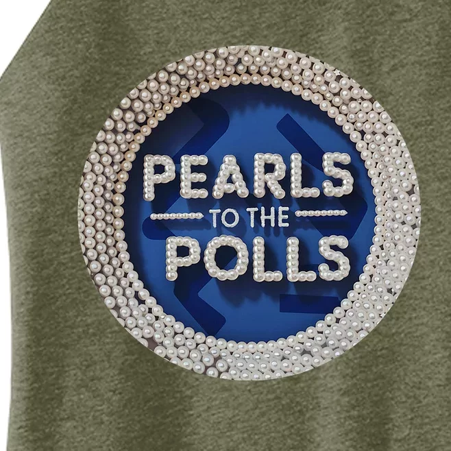 Pearls To The Polls Women’s Perfect Tri Rocker Tank