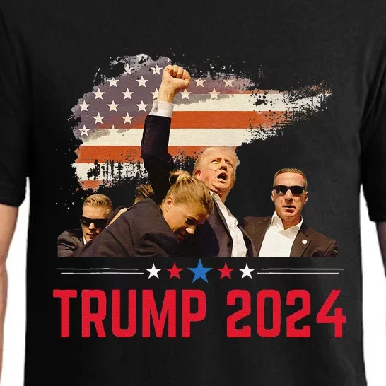 President Trump Trending Political Trump 2024 Election Gift Pajama Set