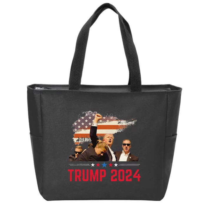 President Trump Trending Political Trump 2024 Election Gift Zip Tote Bag