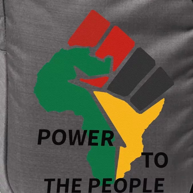 Power To The People Black Power Fist Civil Rights Unity Impact Tech Backpack