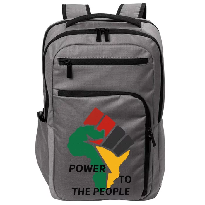 Power To The People Black Power Fist Civil Rights Unity Impact Tech Backpack