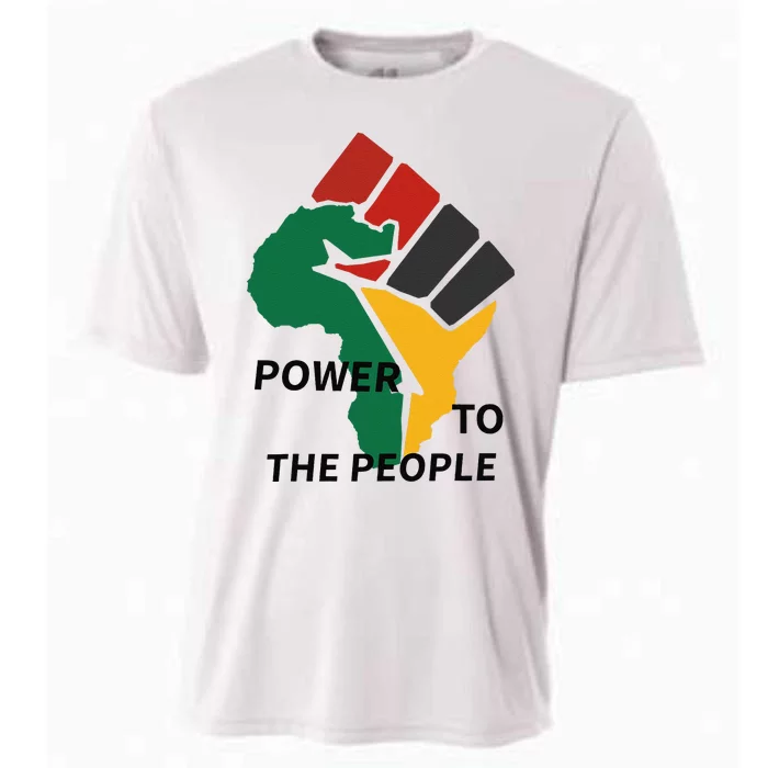 Power To The People Black Power Fist Civil Rights Unity Cooling Performance Crew T-Shirt