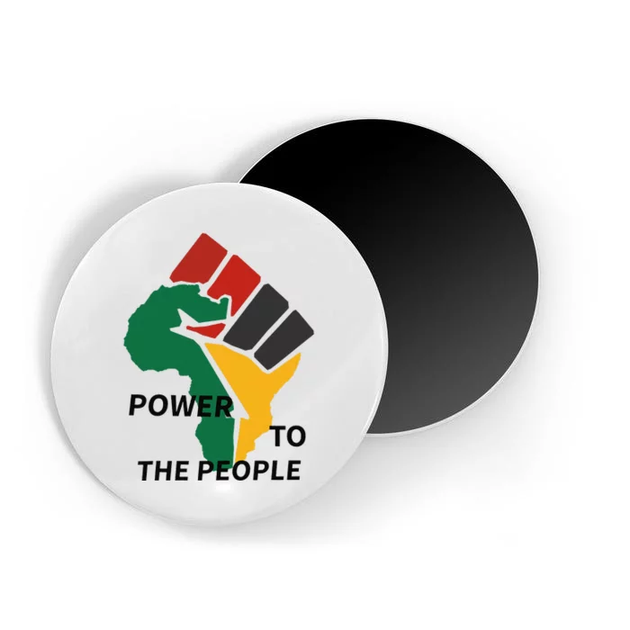 Power To The People Black Power Fist Civil Rights Unity Magnet