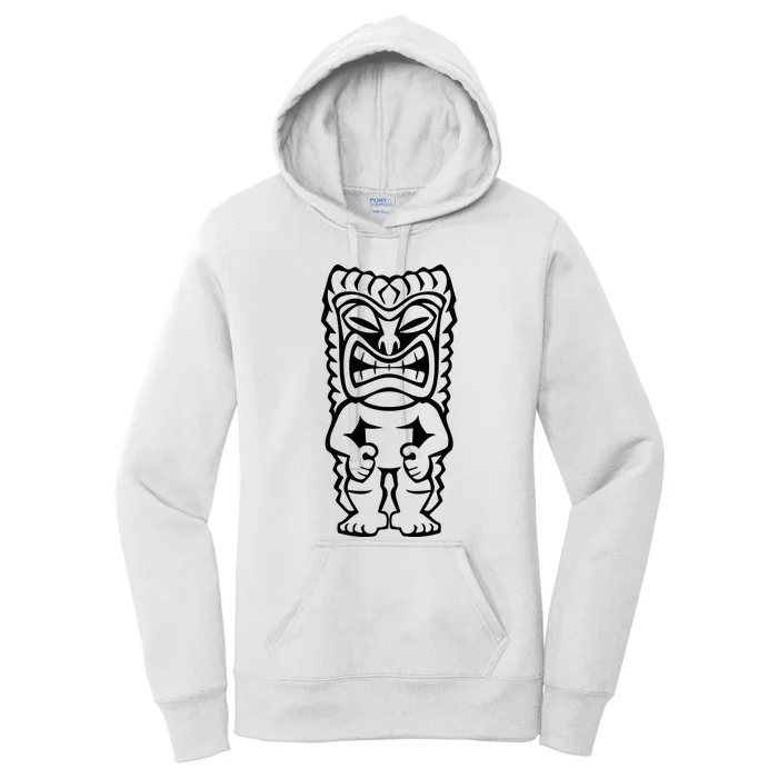 Polynesian Tribal Tiki Women's Pullover Hoodie