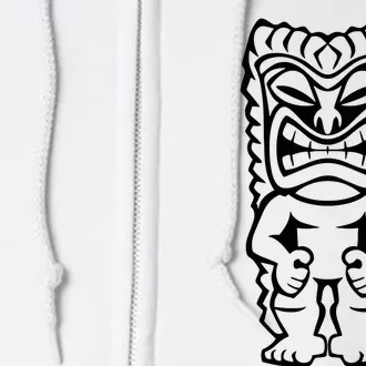 Polynesian Tribal Tiki Full Zip Hoodie