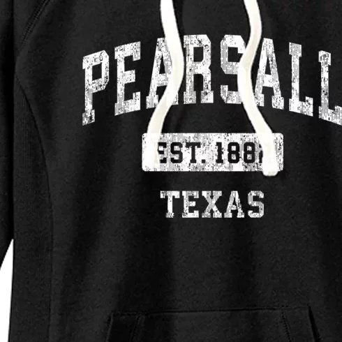 Pearsall Texas Tx Vintage Sports Women's Fleece Hoodie