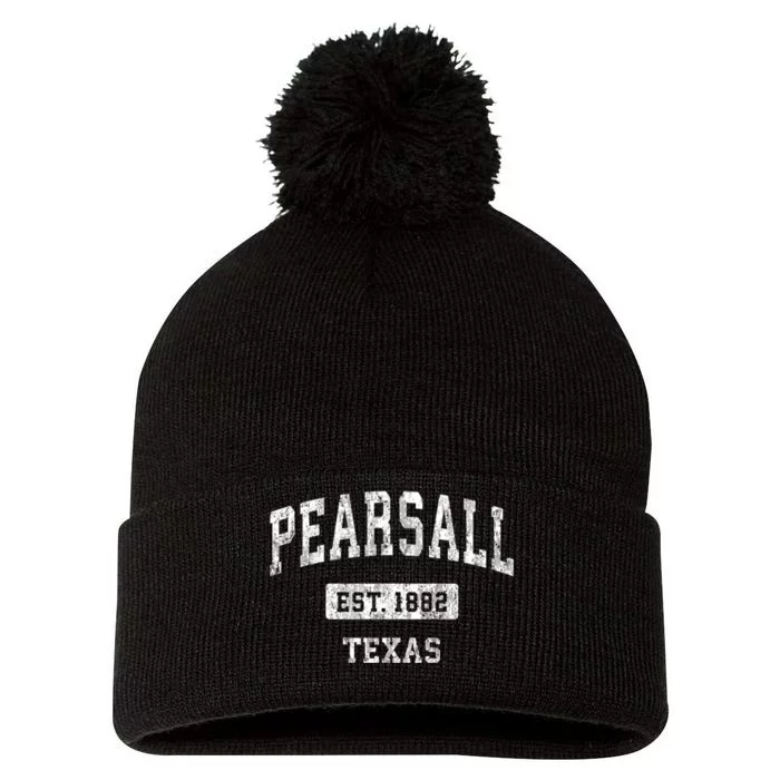 Pearsall Texas Tx Vintage Sports Pom Pom 12in Knit Beanie