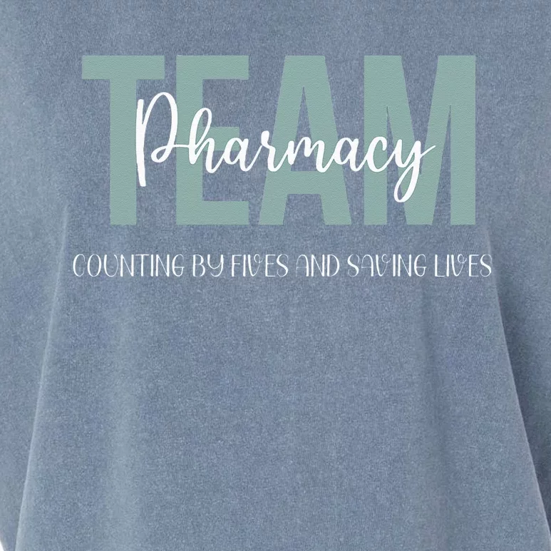 Pharmacy Team Technician Pharmacy Week Appreciation Garment-Dyed Women's Muscle Tee