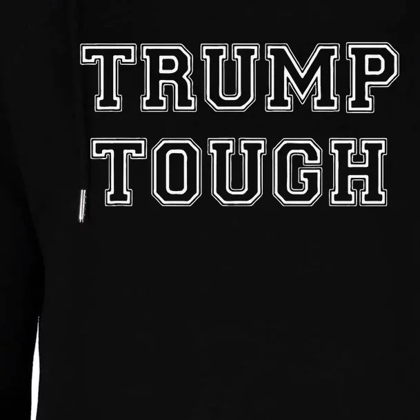 Patriotic Trump Tough Usa Womens Funnel Neck Pullover Hood