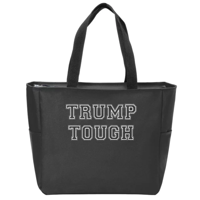 Patriotic Trump Tough Usa Zip Tote Bag