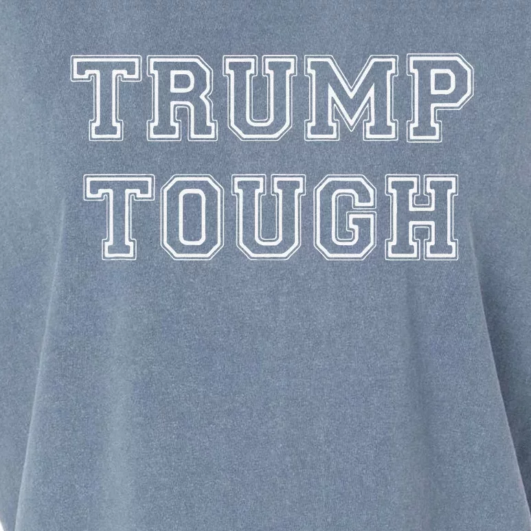 Patriotic Trump Tough Usa Garment-Dyed Women's Muscle Tee