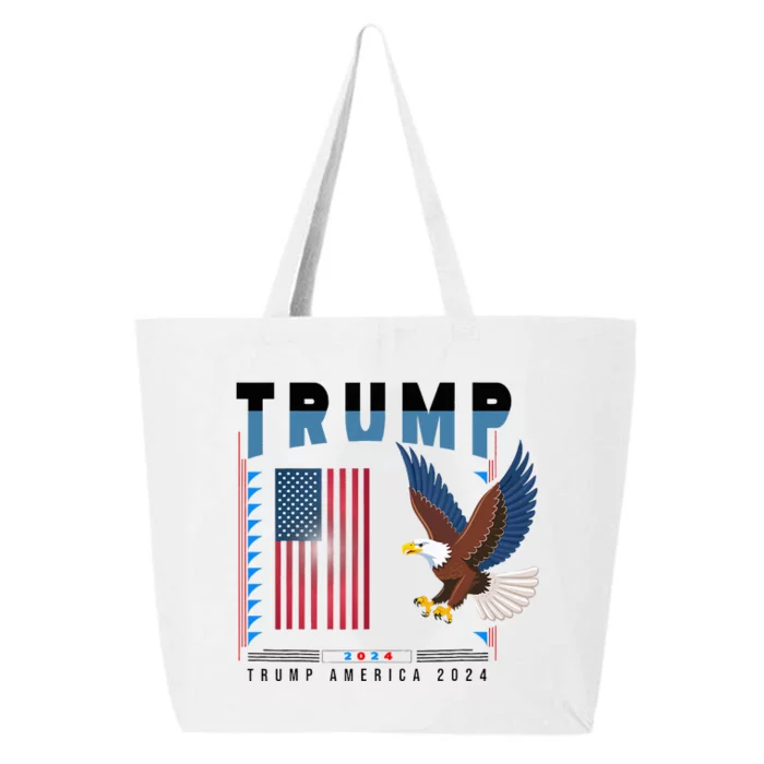 President Trump Trending Political 2024 25L Jumbo Tote