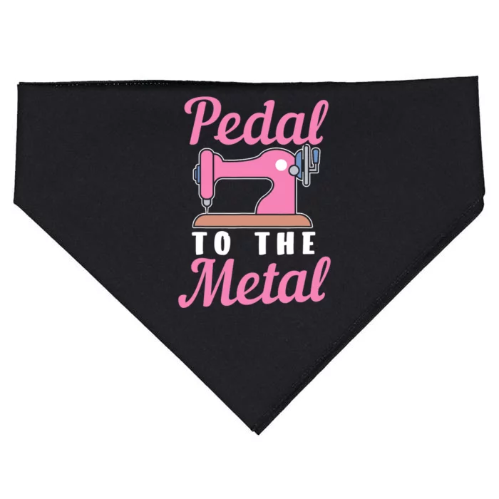 Pedal To The Metal Sewing Machine USA-Made Doggie Bandana