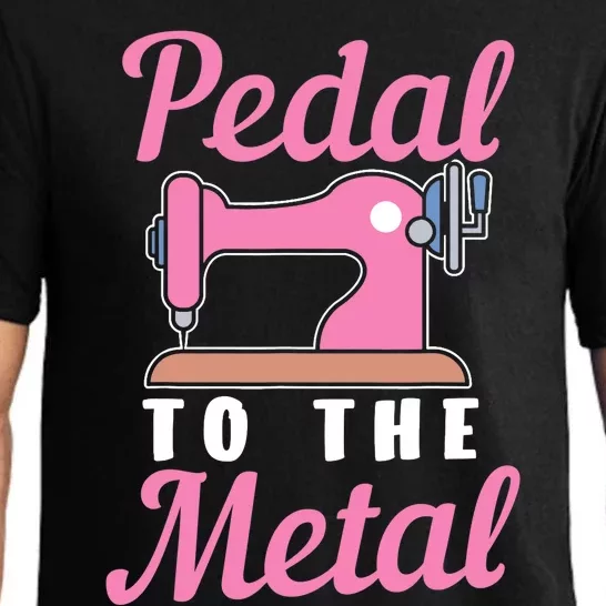 Pedal To The Metal Sewing Machine Pajama Set