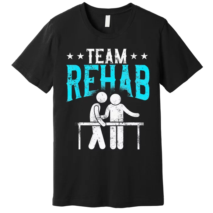 Physical Therapist Therapy Assistant Team Rehab Vintage Premium T-Shirt