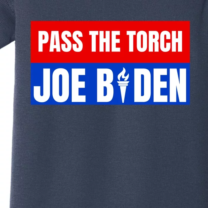 Pass The Torch Joe Biden Funny Saying Baby Bodysuit