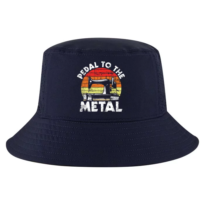 Pedal To The Metal Sewing Machine Quilter Quilting Cool Comfort Performance Bucket Hat