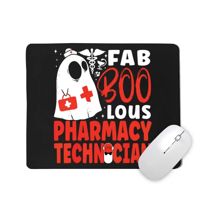 Pharmacy Tech Technician Pharmacist Student Halloween Fab Mousepad