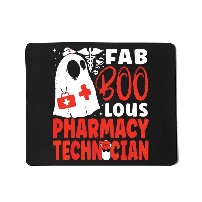 Pharmacy Tech Technician Pharmacist Student Halloween Fab Mousepad