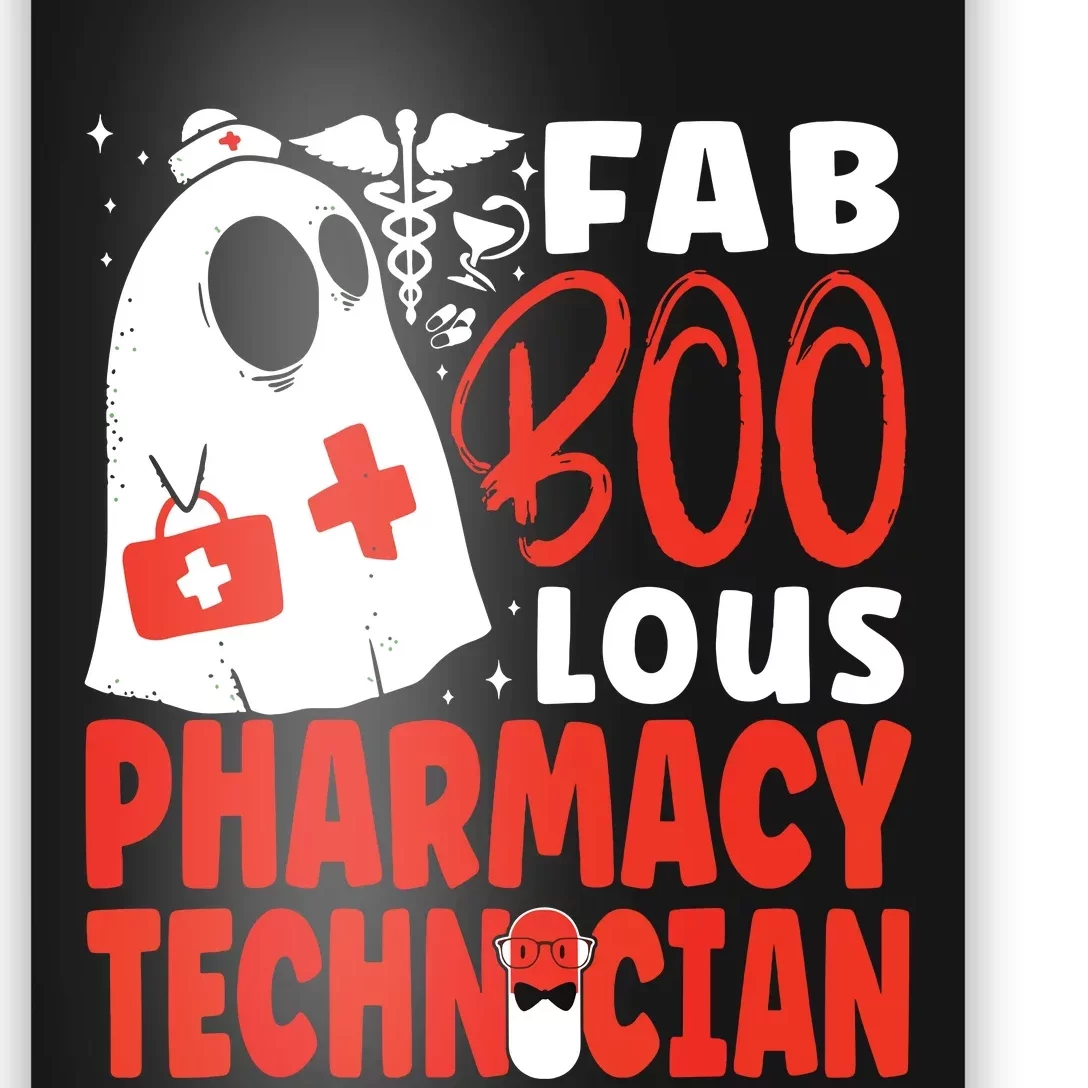 Pharmacy Tech Technician Pharmacist Student Halloween Fab Poster