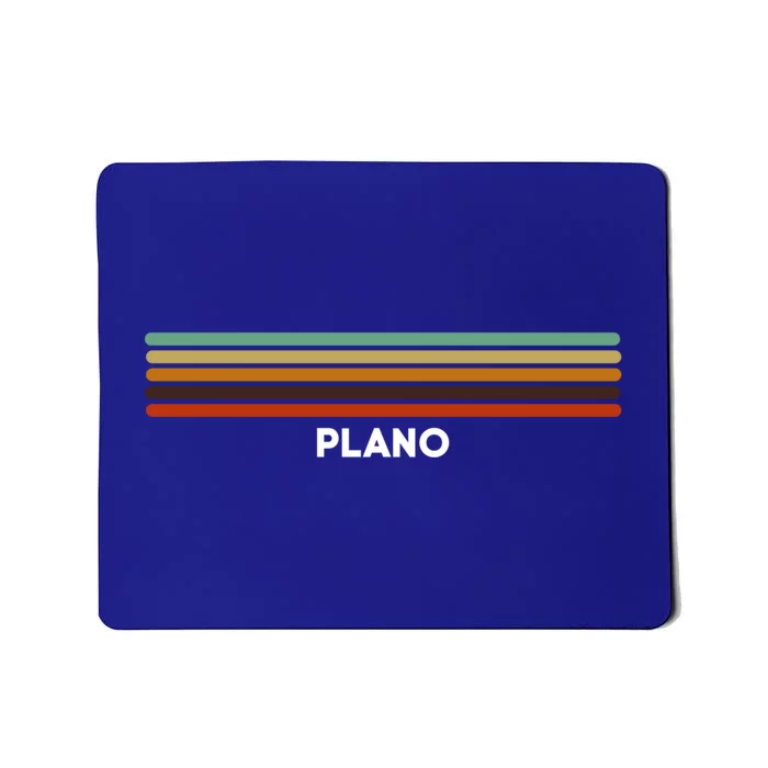 Plano Texas Tx Us Cities Of America Retro Gift Mousepad