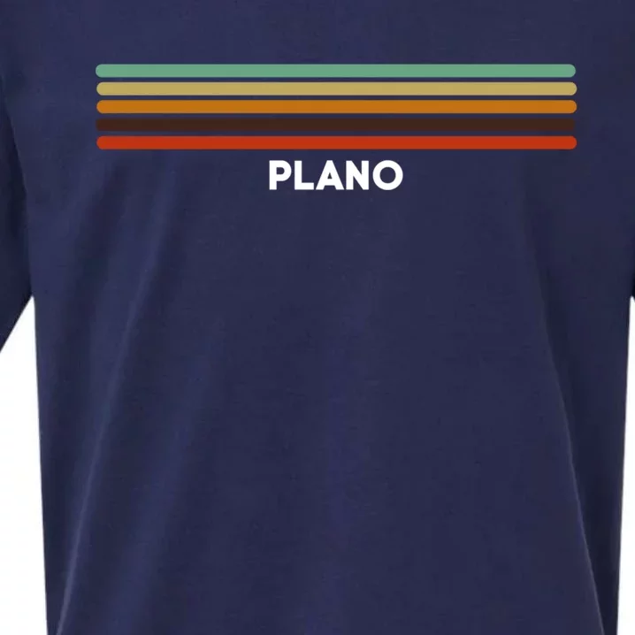 Plano Texas Tx Us Cities Of America Retro Gift Sueded Cloud Jersey T-Shirt