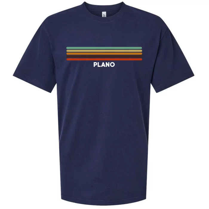 Plano Texas Tx Us Cities Of America Retro Gift Sueded Cloud Jersey T-Shirt