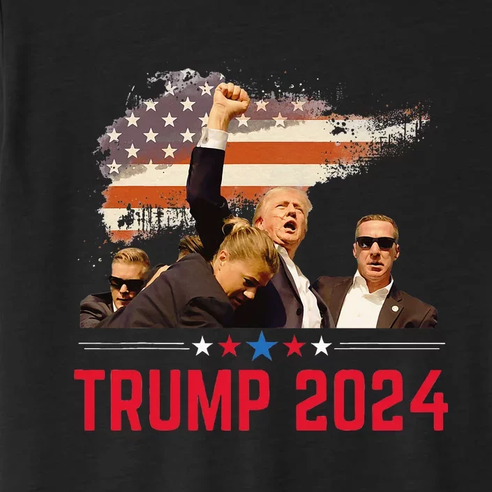 President Trump Trending Political Trump 2024 Election ChromaSoft Performance T-Shirt