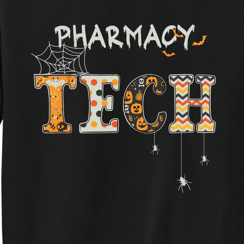 Pharmacy Technician Tech Funny Pharmacist Halloween Spooky Sweatshirt